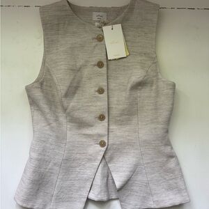 Wilfred Cruise Linen Vest BNWT size 4